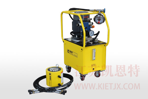 電動液壓泵站配套雙作用液壓千斤頂【2.2KW、電磁換向閥】